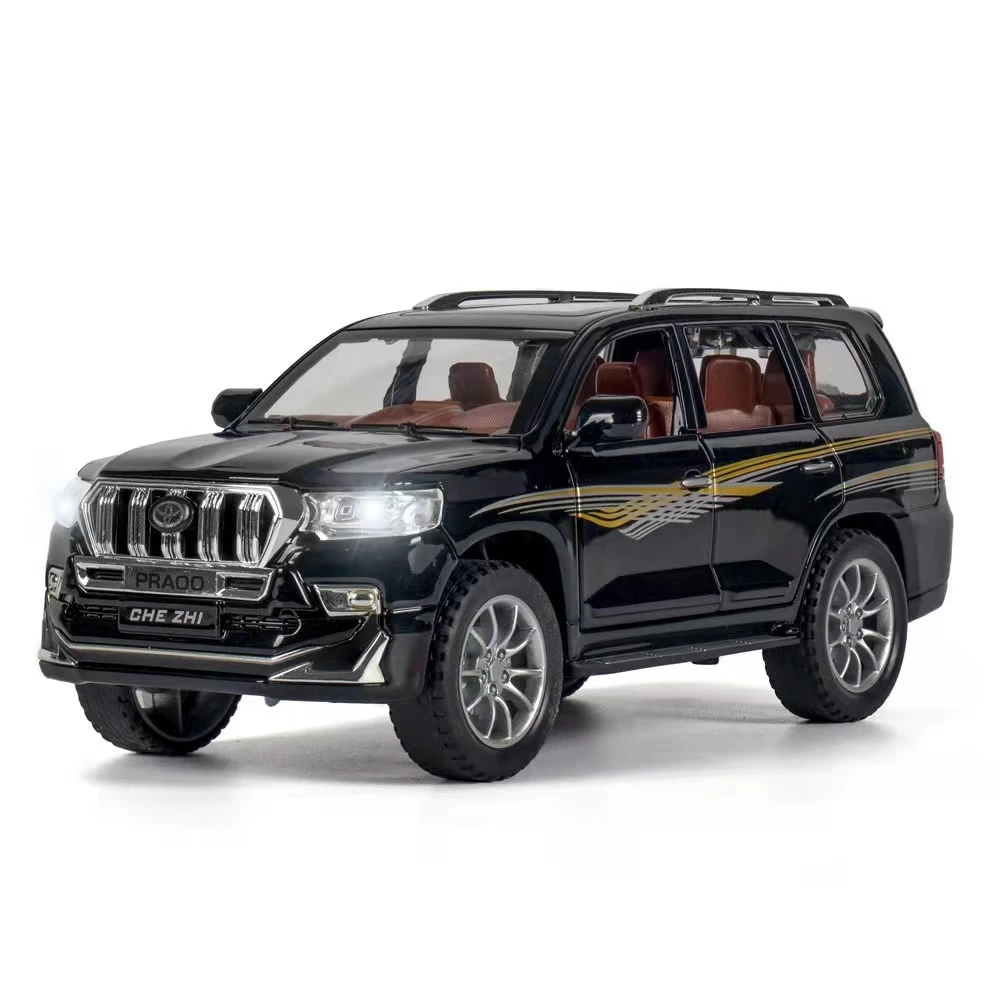 Модель автомобиля из сплава Toyota Prado 1:24, имитация силы управления звуком и светом, коллекция игрушек в подарок
Модель автомобиля из сплава Toyota Prado 1:24, имитация силы управления звуком и светом, коллекция игрушек в подарок