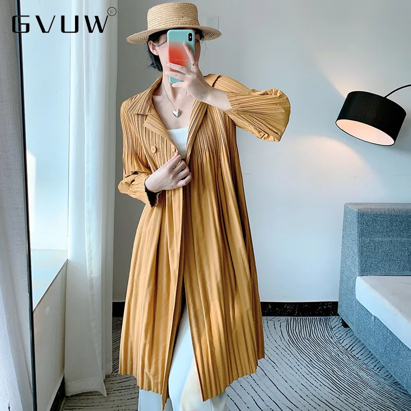 GVUW Windbreaker Women's Medium Length Autumn Winter 2021 New Wrinkle Fashion Loose Double Breasted Knee Casual Versatile Coat
GVUW Windbreaker Women's Medium Length Autumn Winter 2021 New Wrinkle Fashion Loose Double Breasted Knee Casual Versatile Coat