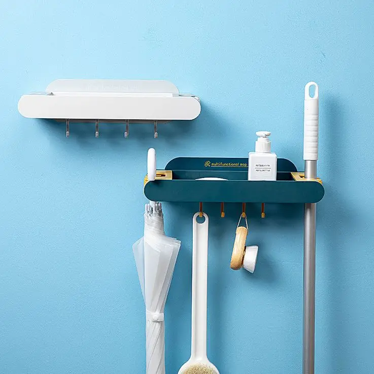 Multifunctional bathroom mop storage rack Mop hook Bathroom storage organizer Bathroom organizer Shelf
Multifunctional bathroom mop storage rack Mop hook Bathroom storage organizer Bathroom organizer Shelf