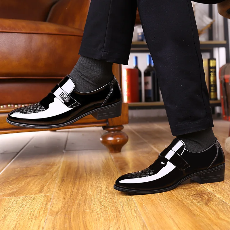 Patent Leather Shoes for Men Formal Leather Dress Loafer Men Wedding Dress Shoes Business Black Leather Shoes Men Elegant New
Patent Leather Shoes for Men Formal Leather Dress Loafer Men Wedding Dress Shoes Business Black Leather Shoes Men Elegant New