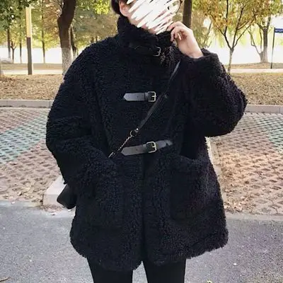 Imitation Cashmere Winter Women's Coat 2021 New Korean Version Of Thick Women's Coat Fashion Warm Thick Jacket
Imitation Cashmere Winter Women's Coat 2021 New Korean Version Of Thick Women's Coat Fashion Warm Thick Jacket
