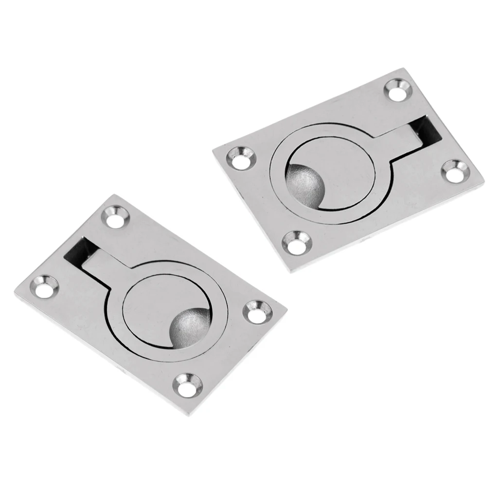 2 Pieces Strong Durable 62 x 43mm 316 Stainless Steel Marine Boat Cabin Deck Hatch Locker Pull Ring Lift Handle
2 Pieces Strong Durable 62 x 43mm 316 Stainless Steel Marine Boat Cabin Deck Hatch Locker Pull Ring Lift Handle