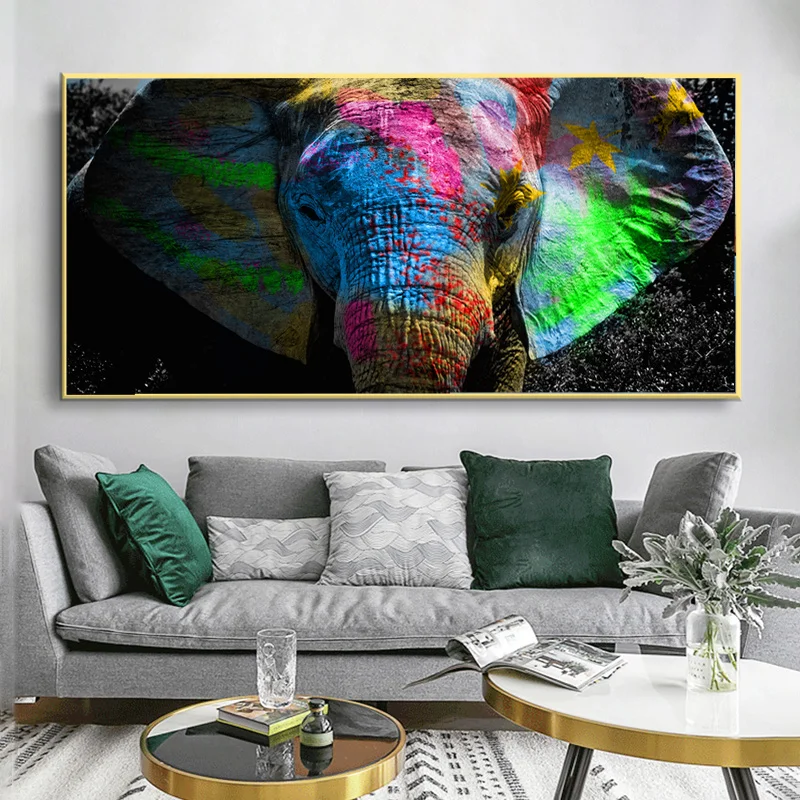 Graffiti Pop Art Elephant Canvas Paintings On The Wall Posters And Prints Colorful Animals Wall Pictures For Kids Room Cuadros
Graffiti Pop Art Elephant Canvas Paintings On The Wall Posters And Prints Colorful Animals Wall Pictures For Kids Room Cuadros