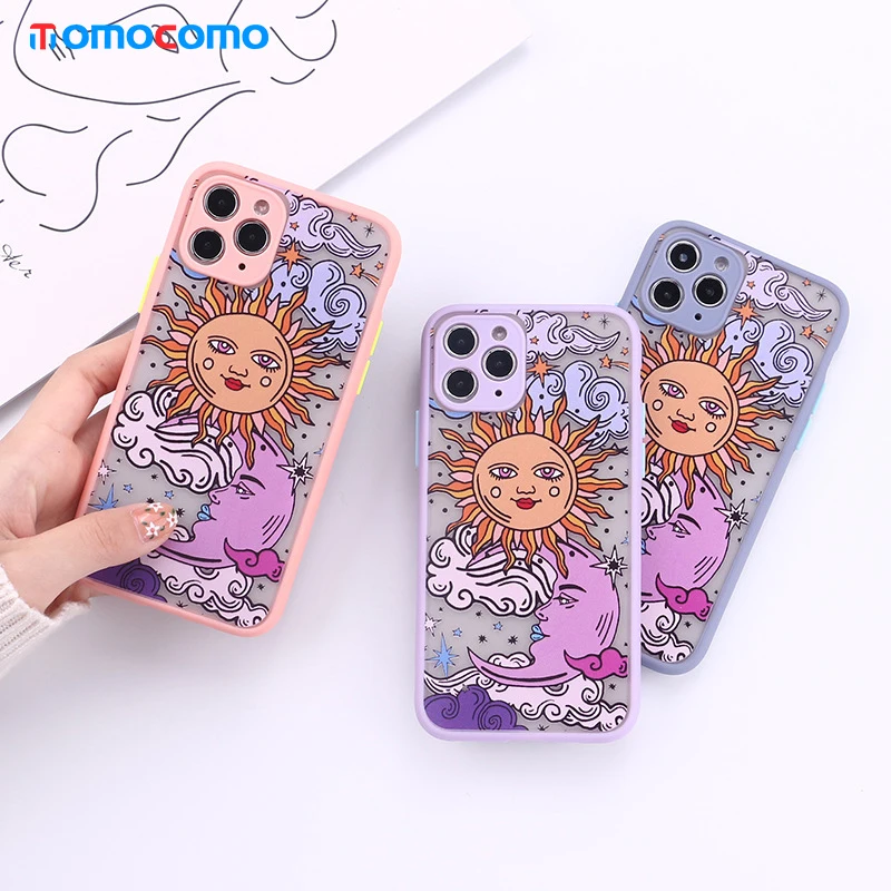 Creative Sun Moon Camera Protection Bumper Phone Case For iPhone 11 12 Pro Max XR XS Max X 8 7 Plus Matte Shockproof Back Cover
Creative Sun Moon Camera Protection Bumper Phone Case For iPhone 11 12 Pro Max XR XS Max X 8 7 Plus Matte Shockproof Back Cover