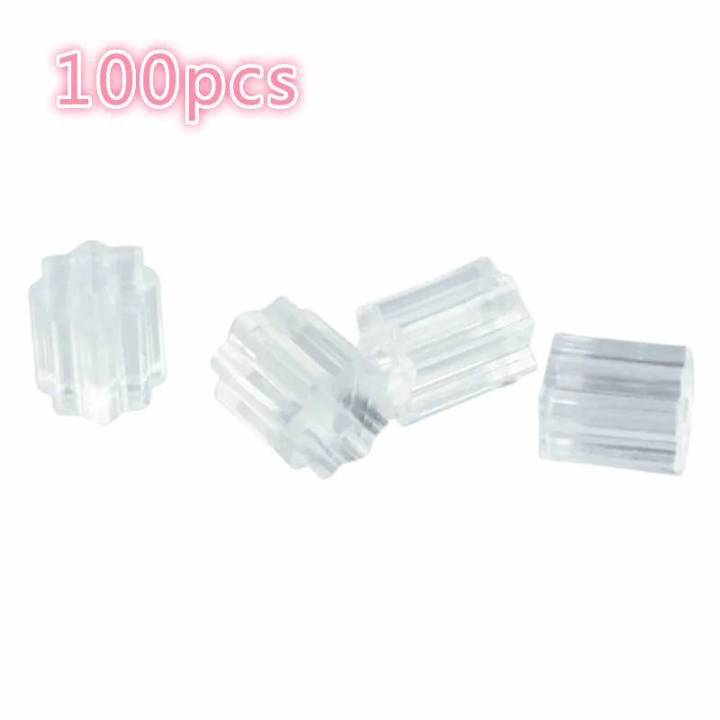 100pcs Earrings Accessories Plum Blossom Back Silicone Round Plugging Blocked Plastic Earring Back Stoppers Jewelry Component
100pcs Earrings Accessories Plum Blossom Back Silicone Round Plugging Blocked Plastic Earring Back Stoppers Jewelry Component
