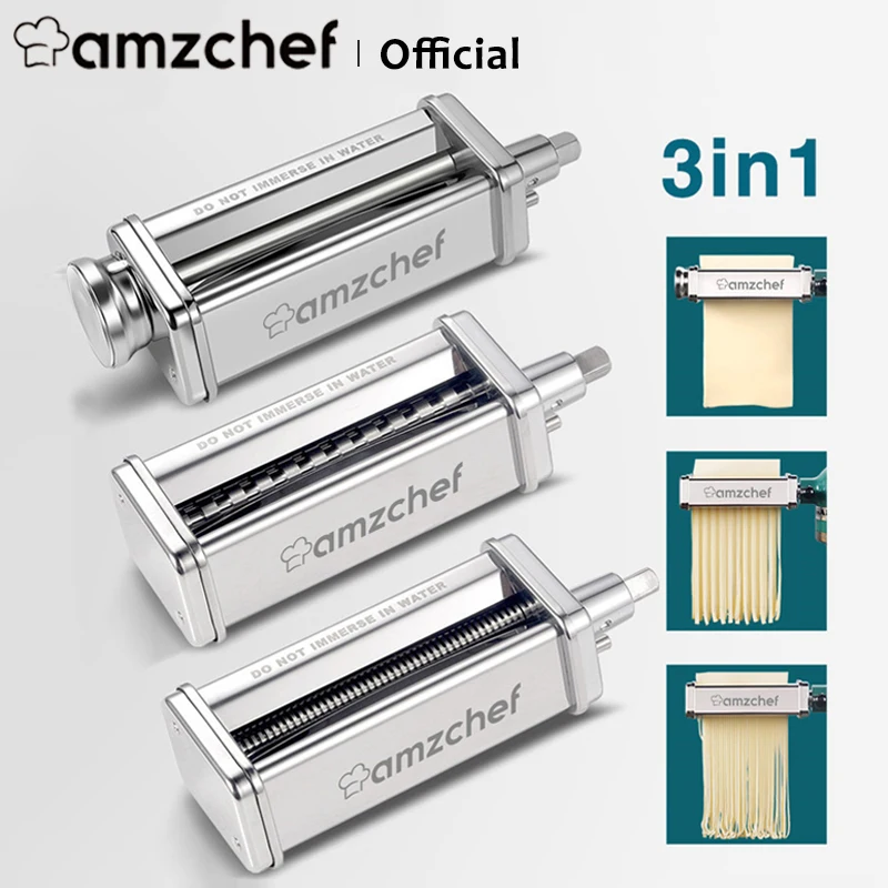 AMZCHEF 3 в 1 фотоэлемент и набор резаков аксессуары для кухни изготовления лапши