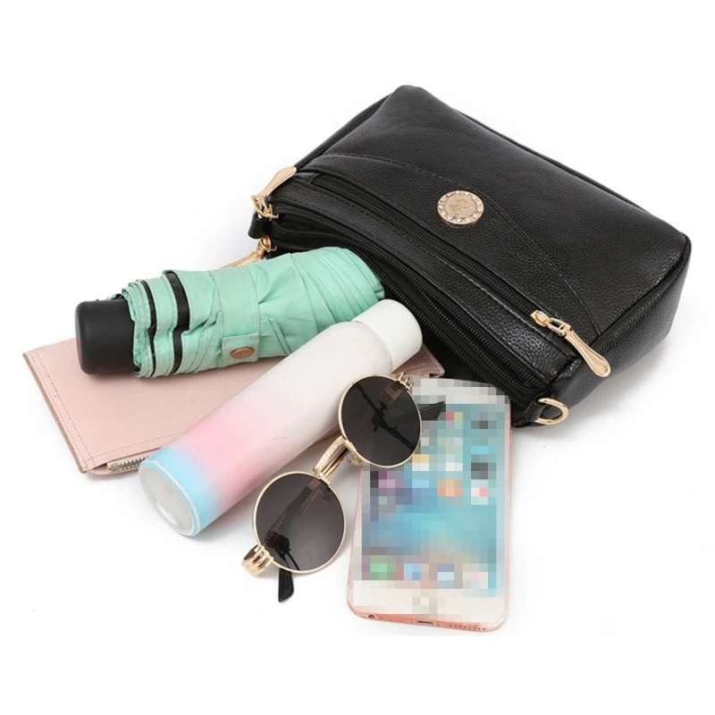 Fashion Women Crossbody Bag 2021 New Solid PU Leather Large Capacity Shoulder Bag Multi Pocket Female Retro PU Handbag
Fashion Women Crossbody Bag 2021 New Solid PU Leather Large Capacity Shoulder Bag Multi Pocket Female Retro PU Handbag