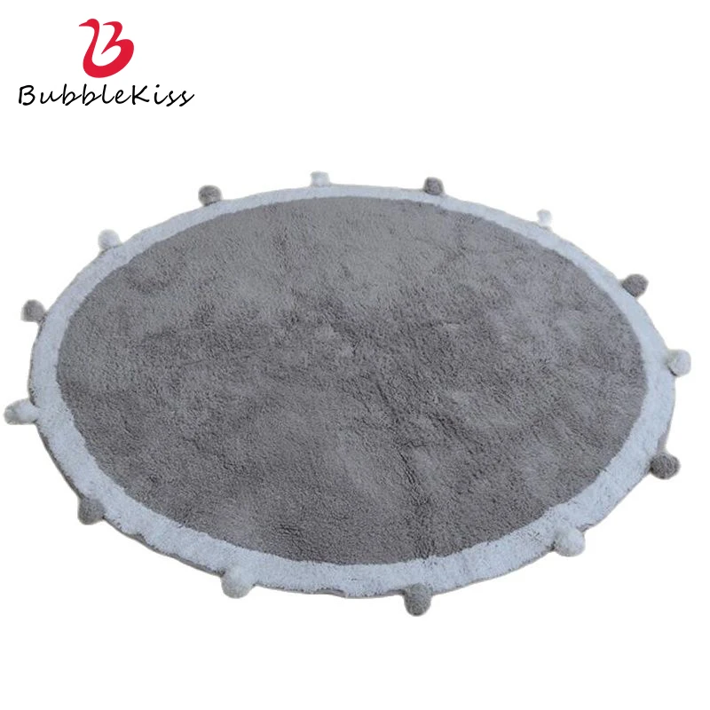 Bubble Kiss Round Carpets For Kids Room Soft Cotton Round Area Rug For Children Playing Welcome Mats for Front Door Mat
Bubble Kiss Round Carpets For Kids Room Soft Cotton Round Area Rug For Children Playing Welcome Mats for Front Door Mat