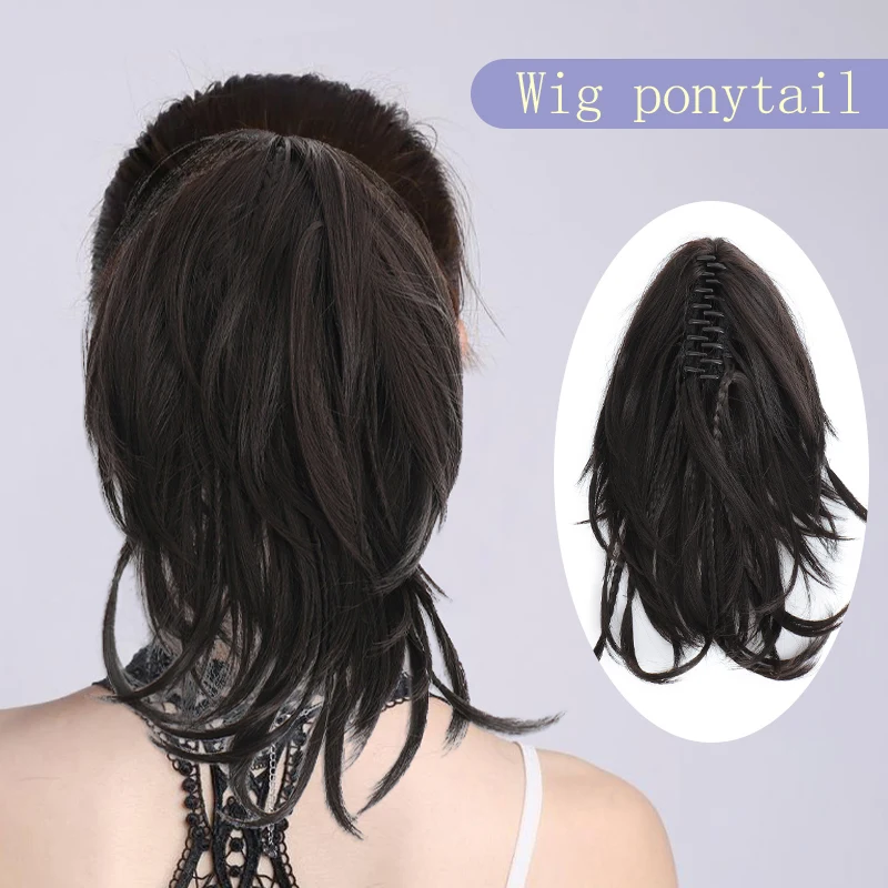 12 Inch Synthetic Fiber Claw Clip Wavy Ponytail Extension Clip-In Hair Wig For Women
12 Inch Synthetic Fiber Claw Clip Wavy Ponytail Extension Clip-In Hair Wig For Women