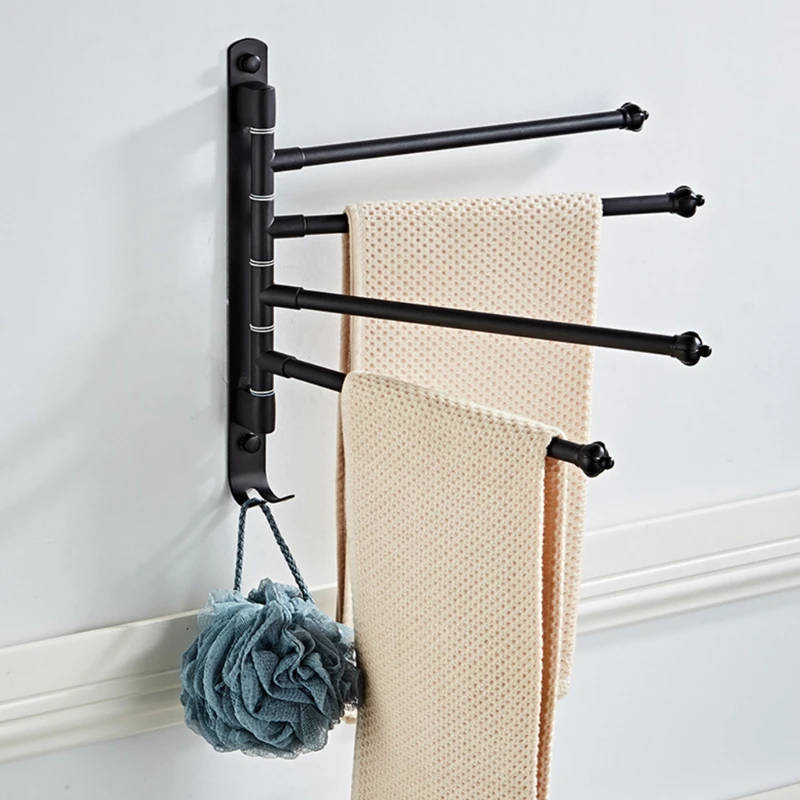 T8NA Wall Mounted Bathroom Swivel Towel Bar Stainless Steel Punch-free Rack Rail Hanger Shelf with Hook Rotating Rods
T8NA Wall Mounted Bathroom Swivel Towel Bar Stainless Steel Punch-free Rack Rail Hanger Shelf with Hook Rotating Rods