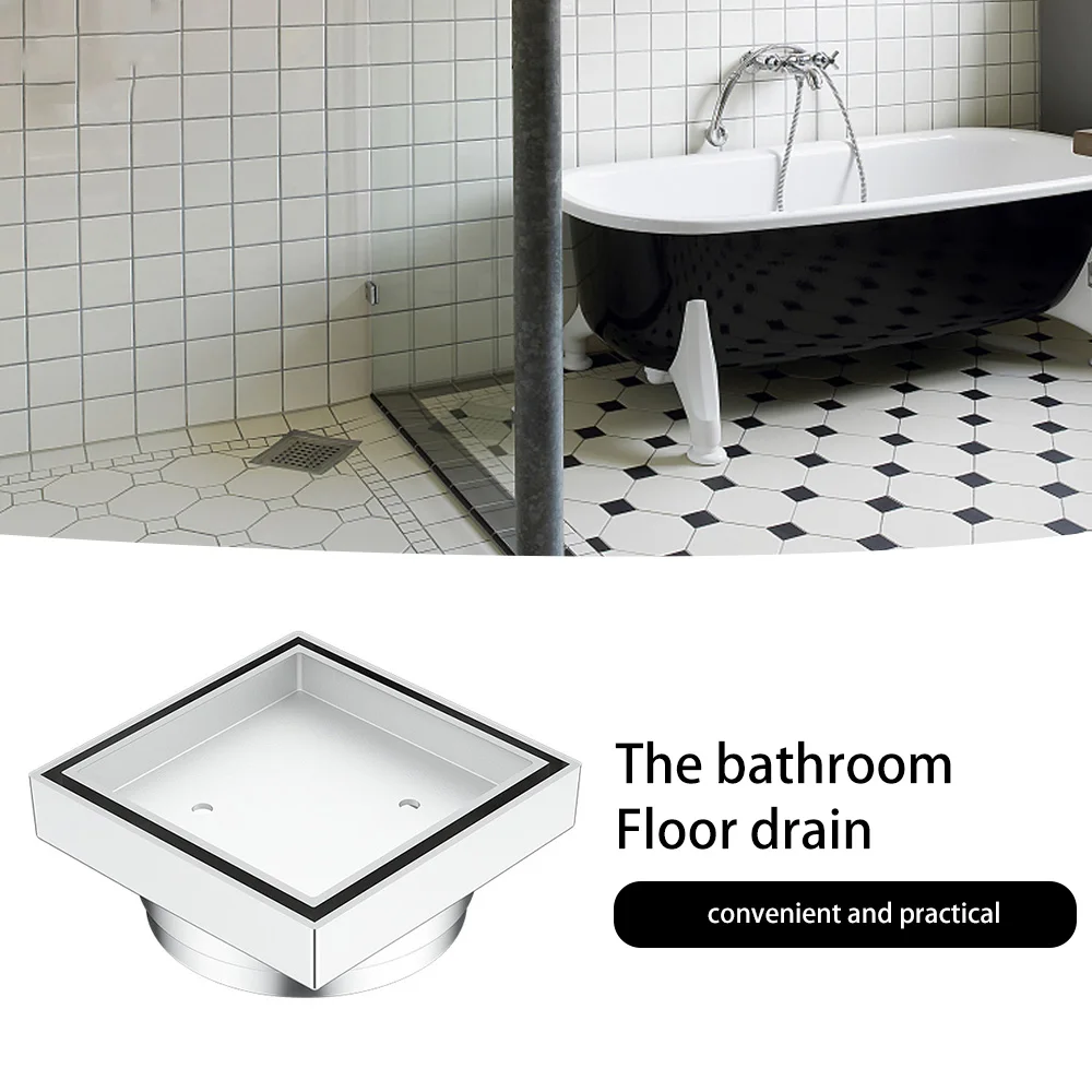 Shower Drain Bathroom Brass Square Floor Drain Invisible Tile Insert Square Floor Waste Grates Floor Drain for Home Hotel Toilet
Shower Drain Bathroom Brass Square Floor Drain Invisible Tile Insert Square Floor Waste Grates Floor Drain for Home Hotel Toilet