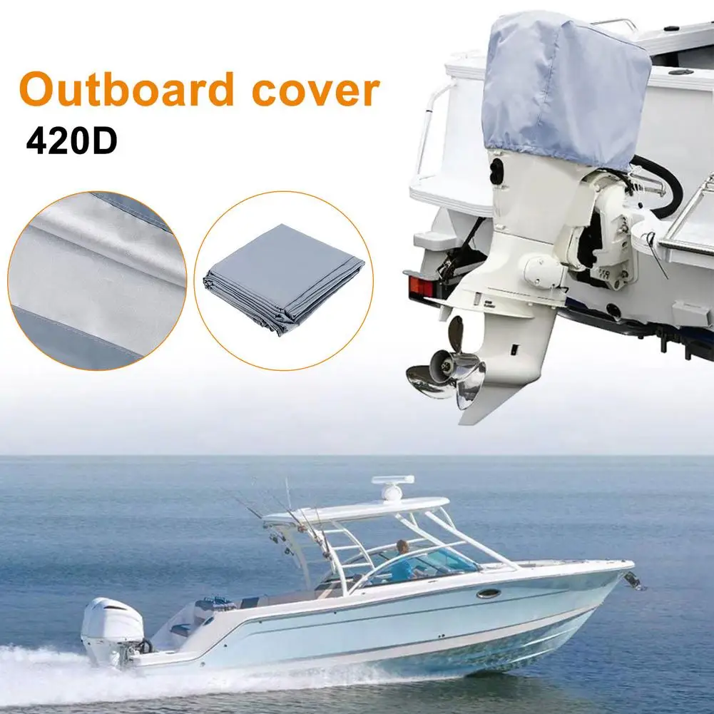600D Boat Full Outboard Engine Cover Heavy Duty Grey Engine Motor Covers Protector For 6-225HP Waterproof Car Accessories
600D Boat Full Outboard Engine Cover Heavy Duty Grey Engine Motor Covers Protector For 6-225HP Waterproof Car Accessories