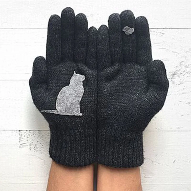 Cat Animal Gloves Touch Screen Gloves Women Woolen Knitted Winter Gloves Full Finger Mittens Women Winter Thermal Warm Mittens
Cat Animal Gloves Touch Screen Gloves Women Woolen Knitted Winter Gloves Full Finger Mittens Women Winter Thermal Warm Mittens