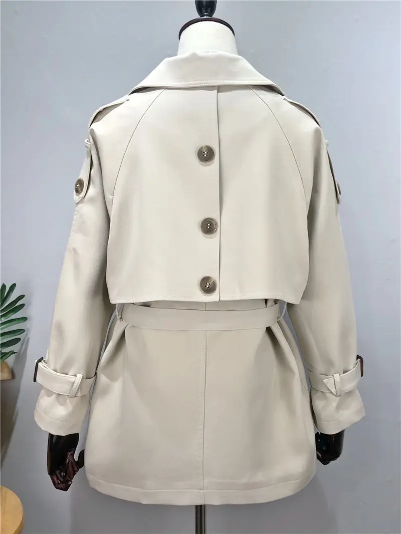 Windbreaker Women's Short 2021 Spring New Korean Loose Belt Waist Temperament All-Match British Style Ladies Jacket Coat zh466
Windbreaker Women's Short 2021 Spring New Korean Loose Belt Waist Temperament All-Match British Style Ladies Jacket Coat zh466
