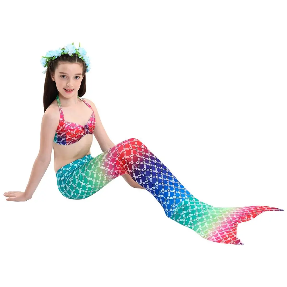 Three-piece Bikini Mermaid Swimsuit Children's Mermaid Swimsuit Beach Girl Swimsuit Mermaid Tail Swimsuit Funny
Three-piece Bikini Mermaid Swimsuit Children's Mermaid Swimsuit Beach Girl Swimsuit Mermaid Tail Swimsuit Funny