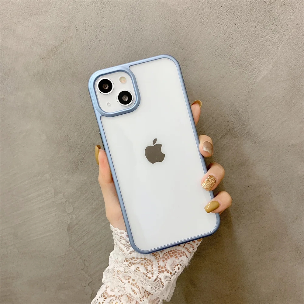 Shockproof Silicone Bumper Phone Case iPhone 13 12 11 Pro Max 13Mini X XR XS MAX 8 7 6S Plus SE 2 Luxury Transparent Matte Cover
Shockproof Silicone Bumper Phone Case iPhone 13 12 11 Pro Max 13Mini X XR XS MAX 8 7 6S Plus SE 2 Luxury Transparent Matte Cover