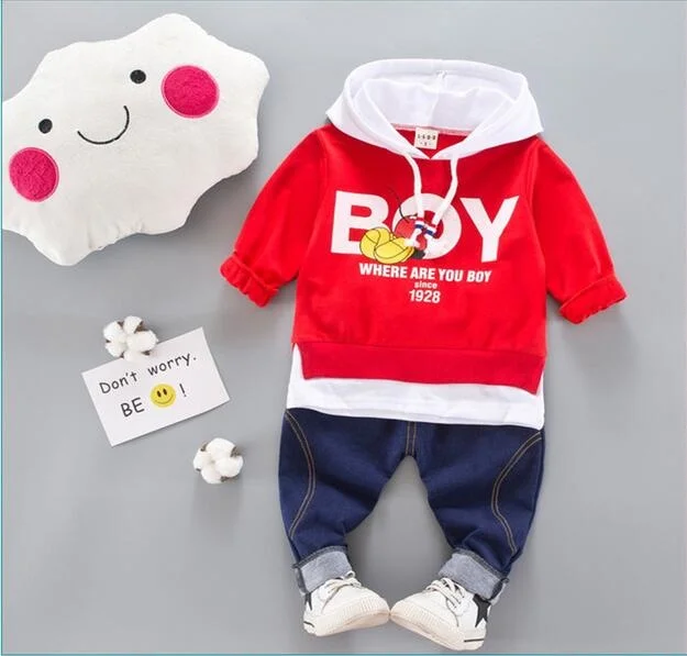 Spring Autumn Kids Clothes Sets Baby Boy Cotton Sports Hooded t Shirt Sweater Shirt Pants Sets Children Boys Kids Casual Suits
Spring Autumn Kids Clothes Sets Baby Boy Cotton Sports Hooded t Shirt Sweater Shirt Pants Sets Children Boys Kids Casual Suits