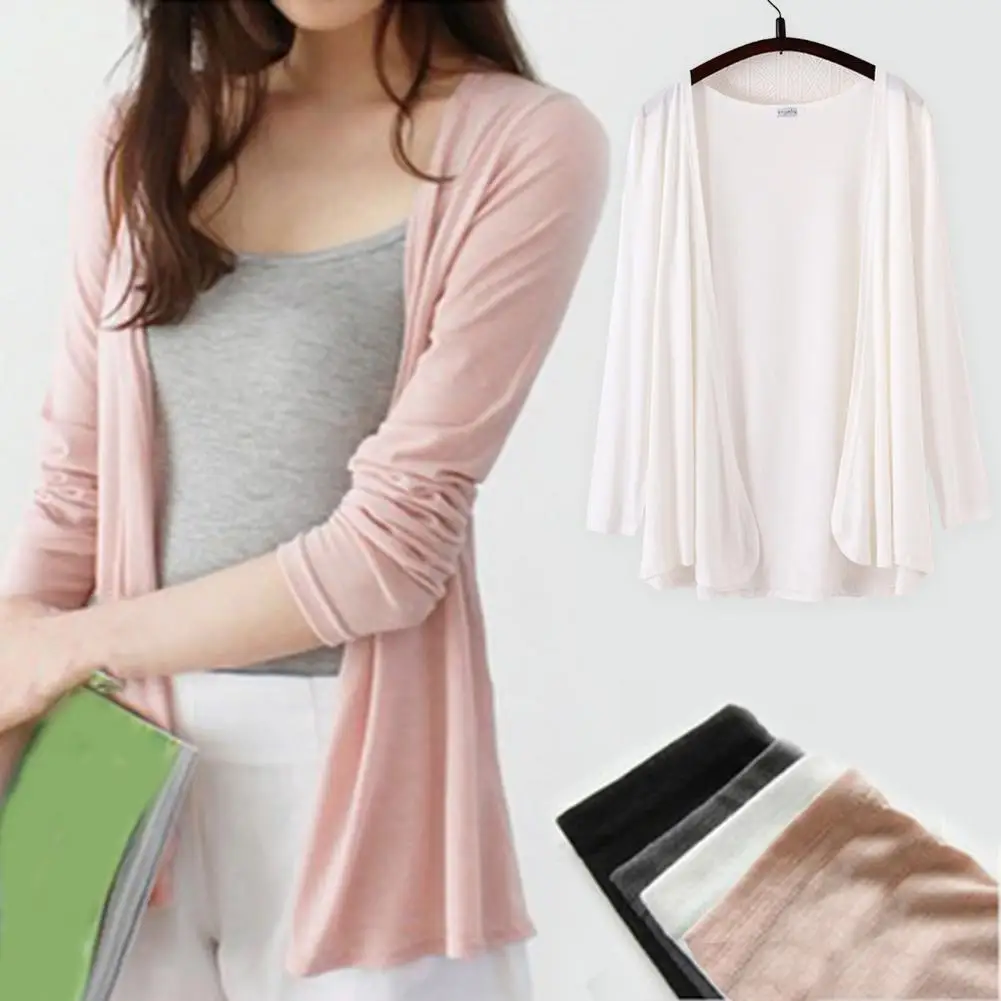 Shade jacket Women Clothing Solid Color Knitted Women Long Sleeve Thin Blouse plus size Riding Outdoor shirt ropa mujer
Shade jacket Women Clothing Solid Color Knitted Women Long Sleeve Thin Blouse plus size Riding Outdoor shirt ropa mujer