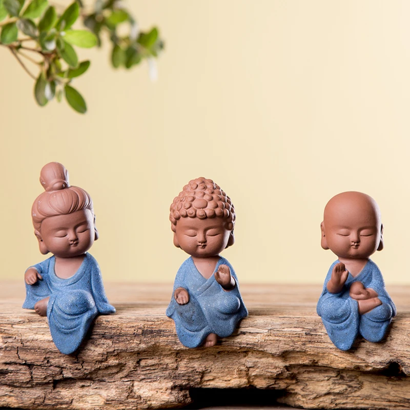 Creative Boutique Tea Pet Mini Figures Guanyin Buddha Home Decor Gardening Decoration Ceramic Tea Accessories Teahouse Ornament 
Creative Boutique Tea Pet Mini Figures Guanyin Buddha Home Decor Gardening Decoration Ceramic Tea Accessories Teahouse Ornament
