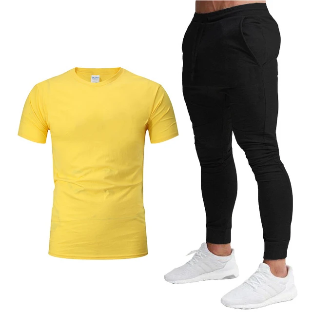 Men's and women's short-sleeved sports T-shirt 2-piece set, casual and cool pure 2021, cycling, sports, summer casual pants cott
Men's and women's short-sleeved sports T-shirt 2-piece set, casual and cool pure 2021, cycling, sports, summer casual pants cott