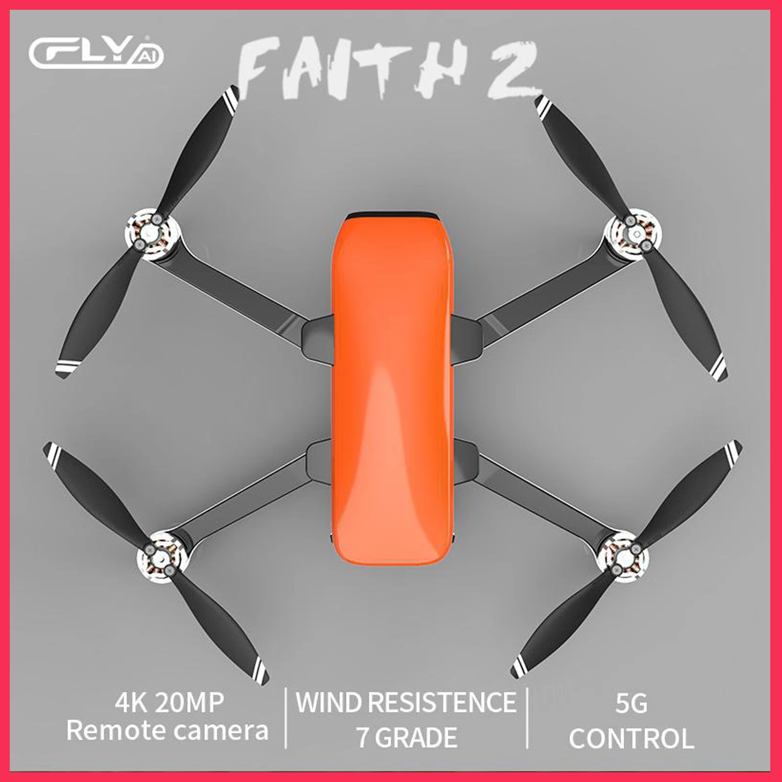 CFLY Faith 2 4K Drone GPS Profesional HD Wide Angle Camera Foldable Dron With 3-Axis Gimbal RC 5KM Helicopter Flight 35mins
CFLY Faith 2 4K Drone GPS Profesional HD Wide Angle Camera Foldable Dron With 3-Axis Gimbal RC 5KM Helicopter Flight 35mins