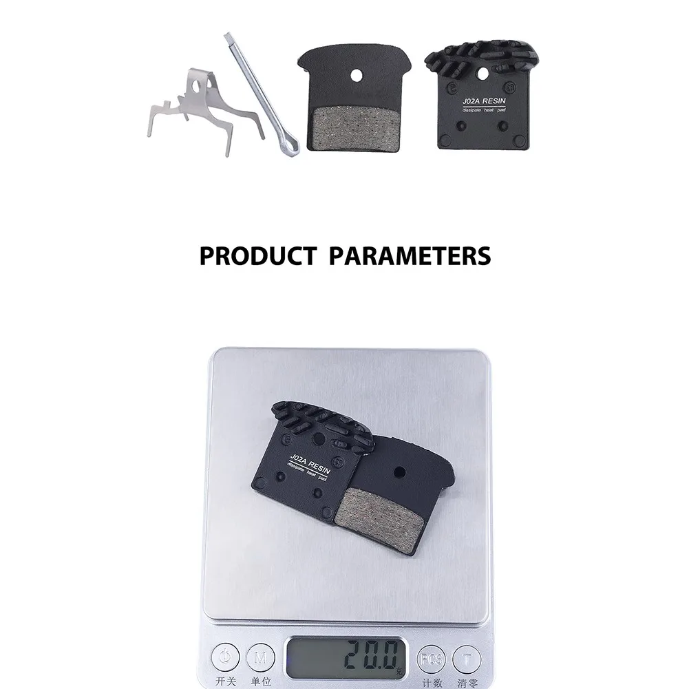 1 Pair Disc Brake Pads MTB J02A Resin Cooling Fin Ice Tech Disc Brake Pads SLX Deore XT XTR M8000 Bicycle Parts
1 Pair Disc Brake Pads MTB J02A Resin Cooling Fin Ice Tech Disc Brake Pads SLX Deore XT XTR M8000 Bicycle Parts