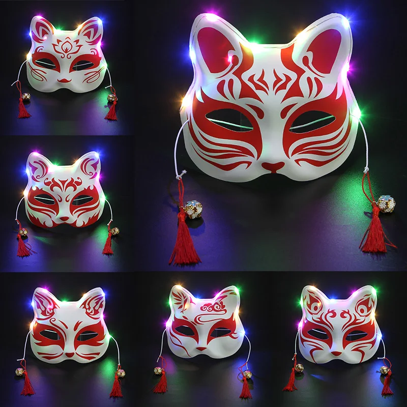 Fox Mask Party Half Face Japanese Cosplay Masks With Tassels Masquerade Festival Cosplay Costume Prom Accessories Rave Festival
Fox Mask Party Half Face Japanese Cosplay Masks With Tassels Masquerade Festival Cosplay Costume Prom Accessories Rave Festival