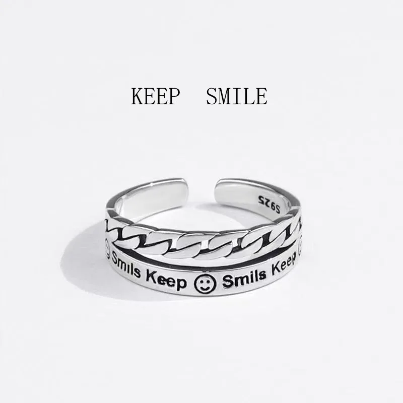 Happy Fashion Simple Design Double Layer Jewelry Hollow Carve English Letter Ring Circular Rings Gift Wholesale for Girlfriend
Happy Fashion Simple Design Double Layer Jewelry Hollow Carve English Letter Ring Circular Rings Gift Wholesale for Girlfriend