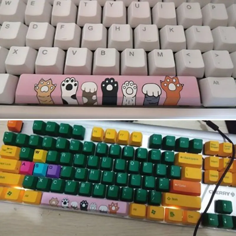 SpaceBar Keycap PBT Five Sides Dye-Subbed Spacebar 6.25U Cherry Profile Space Bar Keycap for DIY Mechanical Keyboard
SpaceBar Keycap PBT Five Sides Dye-Subbed Spacebar 6.25U Cherry Profile Space Bar Keycap for DIY Mechanical Keyboard