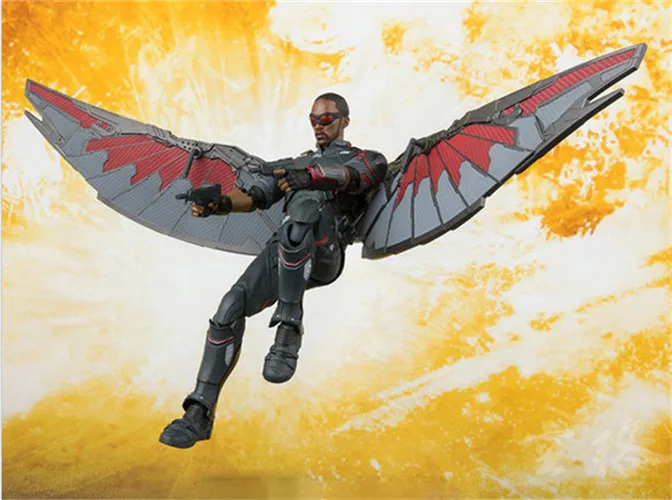 SHF 15 см Marvel Мстители Сокол супер герой совместное подвижность BJD фигурка модель