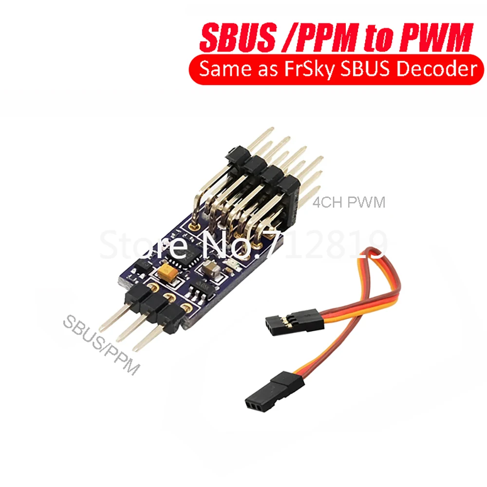 Приемник радиоуправляемой модели SBUS/PPM на PWM Decorder для FrSky RXSR XM + XSR приемники SBUS