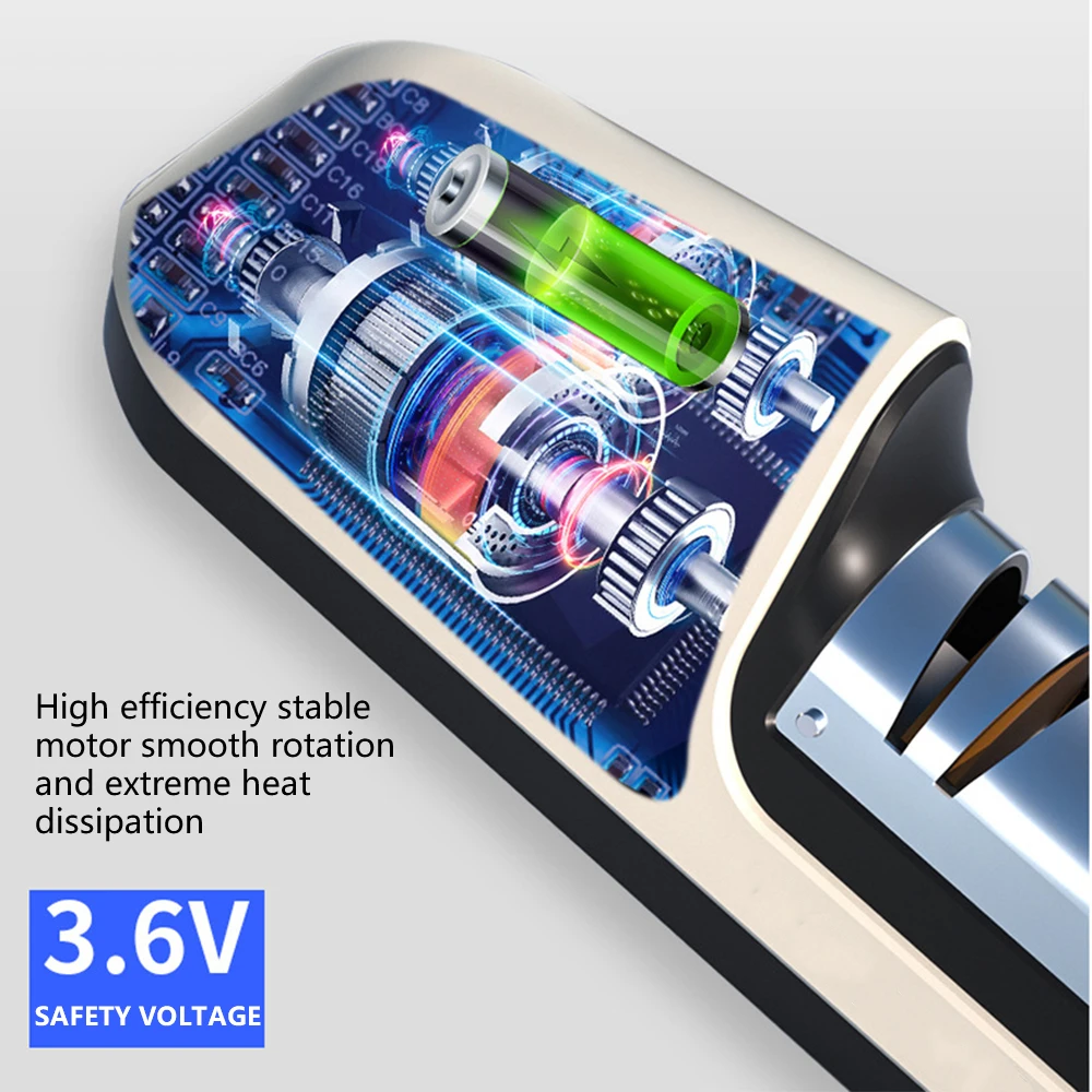 Electric Sharpener Professional Multifunction USB Charging Sharpening Blade Grinder for Kitchen Household Tool
Electric Sharpener Professional Multifunction USB Charging Sharpening Blade Grinder for Kitchen Household Tool