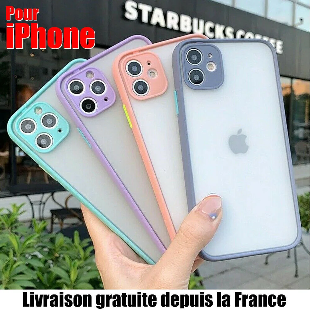 Coque Antichoc Slim + Film Protection Verre Tremp For iPhone 6/7/8/XR/XS/11 Pro 12
Coque Antichoc Slim + Film Protection Verre Tremp For iPhone 6/7/8/XR/XS/11 Pro 12
