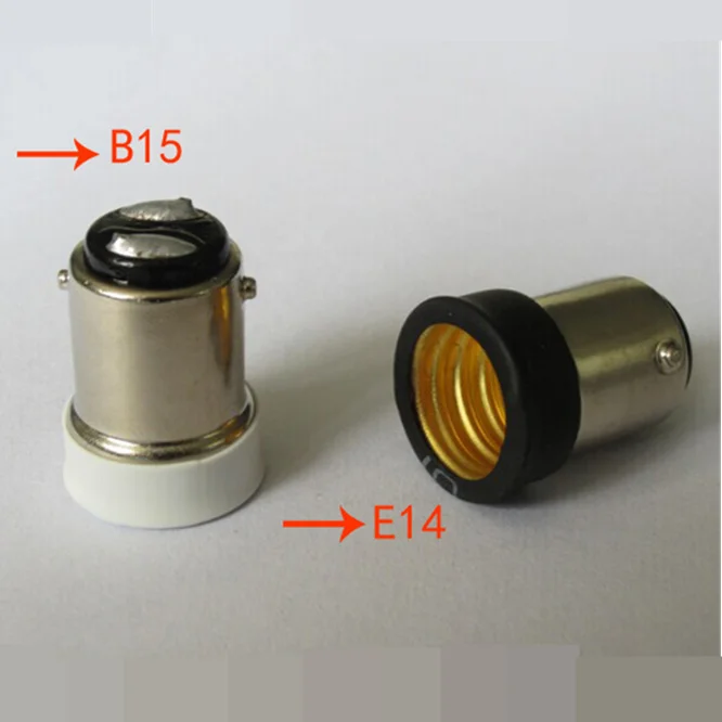 100PCS small bayonet B15 to small screw E14 socket lamp holder base bulb lamp holder lamp socket adapter converter
100PCS small bayonet B15 to small screw E14 socket lamp holder base bulb lamp holder lamp socket adapter converter