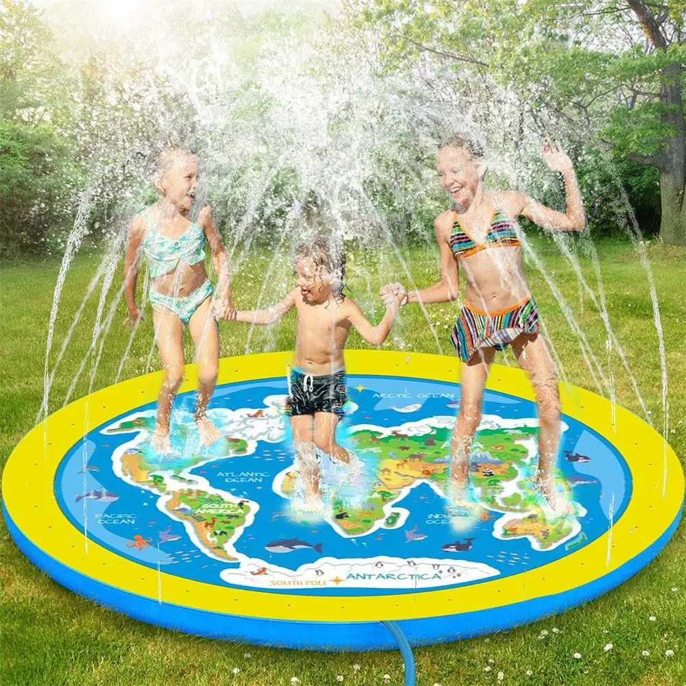 Outdoor 3-in-1 Sprinkler And Splash Mat Kids Sprinklers Toy Children Splash Pad For Boys Girls Outdoor Water Fun New Arrival
Outdoor 3-in-1 Sprinkler And Splash Mat Kids Sprinklers Toy Children Splash Pad For Boys Girls Outdoor Water Fun New Arrival