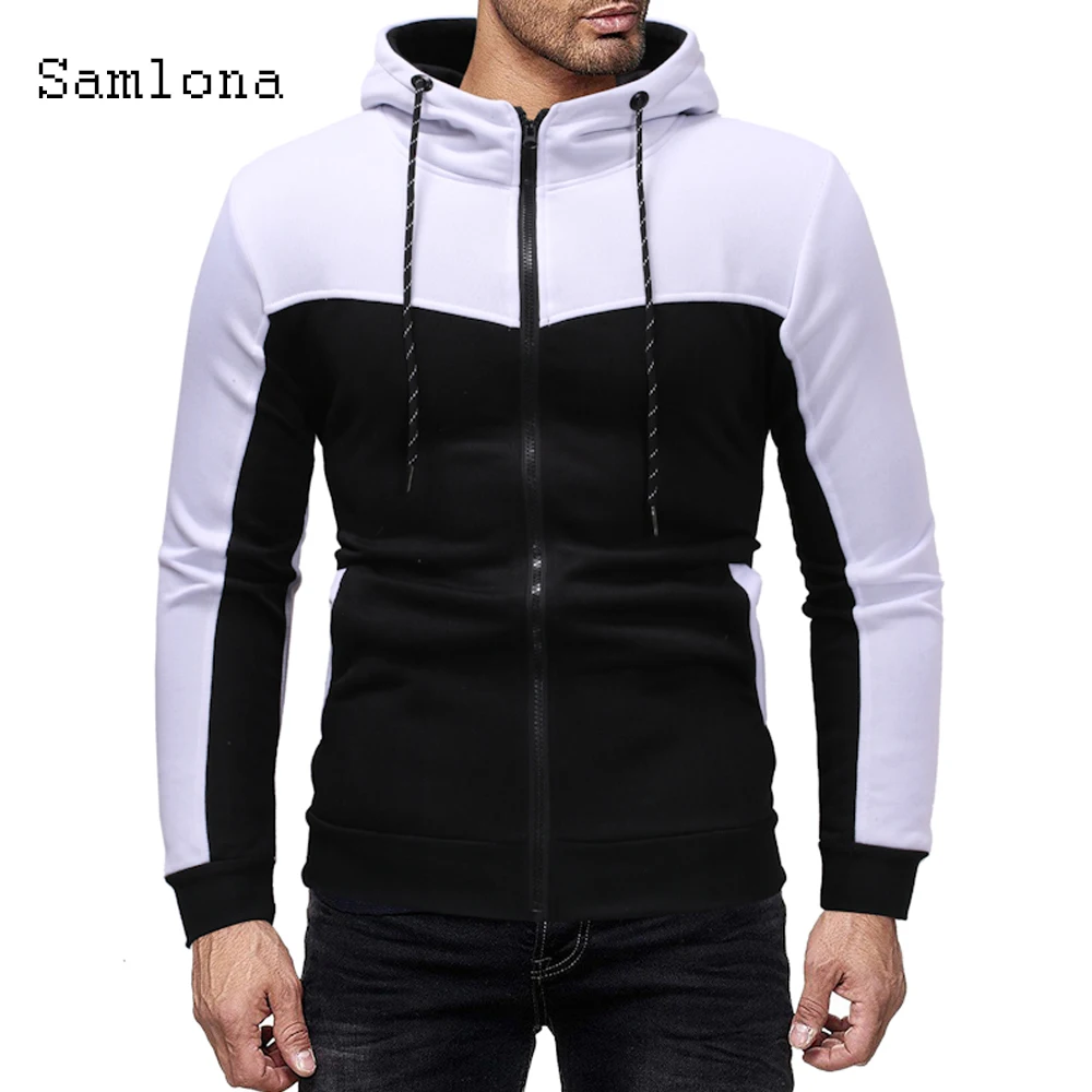 Свитшот мужской с капюшоном, на молнии, с длинным рукавом
Свитшот мужской с капюшоном, на молнии, с длинным рукавом