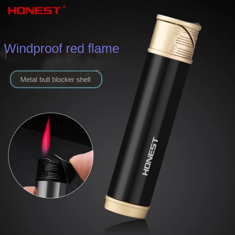 Inflatable Lighter Personality Long Straight Into The Flame Creative Mini Portable Cylindrical Lighter Smoking Set Accessories
Inflatable Lighter Personality Long Straight Into The Flame Creative Mini Portable Cylindrical Lighter Smoking Set Accessories