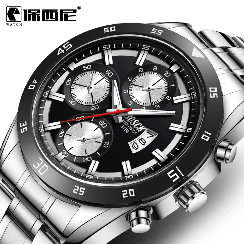 2020 New Men Watch Top Luxury Brand Big Dial Sport Watches Mens Chronograph Quartz Wristwatch Date Male Clock Relogio Masculino
2020 New Men Watch Top Luxury Brand Big Dial Sport Watches Mens Chronograph Quartz Wristwatch Date Male Clock Relogio Masculino