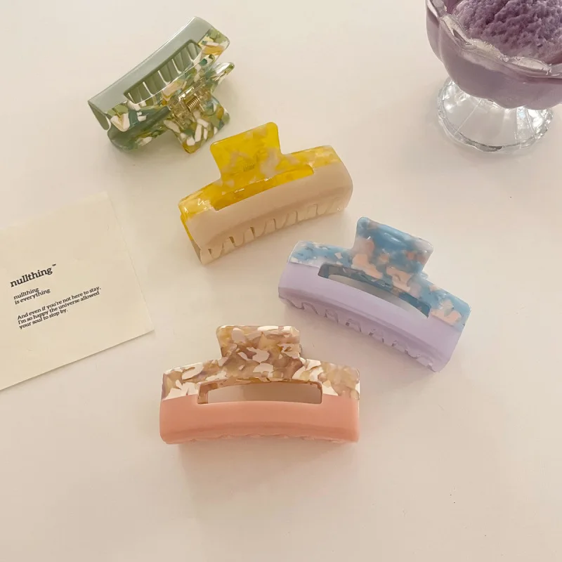 New Combination Color Claw Clip for Women Acetate Hairpin for Girls Crab for Hair Accessories Make UP Tool Headwear
New Combination Color Claw Clip for Women Acetate Hairpin for Girls Crab for Hair Accessories Make UP Tool Headwear