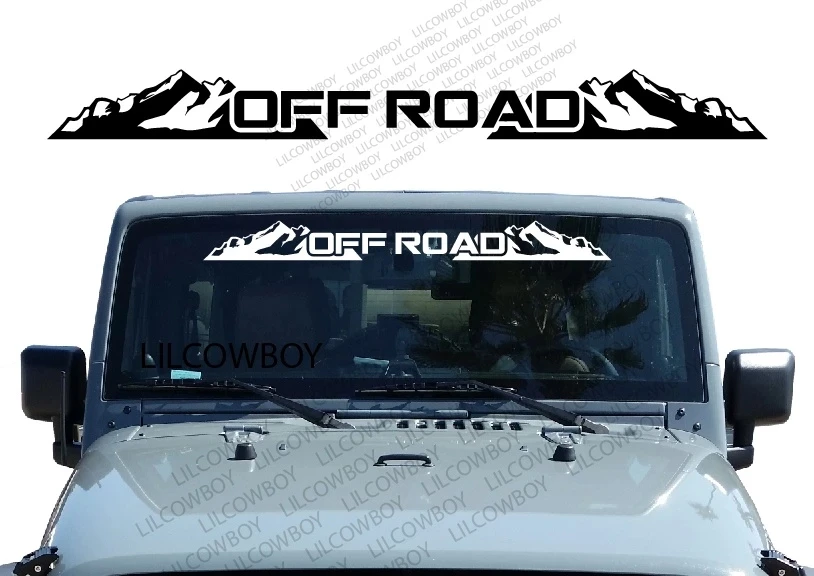 Waterproof and Sunscreen PVC for OFF ROAD - Windshield Banner Decal Back Window Sticker Fits Jeep 4x4 Mud 100CM*9CM
Waterproof and Sunscreen PVC for OFF ROAD - Windshield Banner Decal Back Window Sticker Fits Jeep 4x4 Mud 100CM*9CM