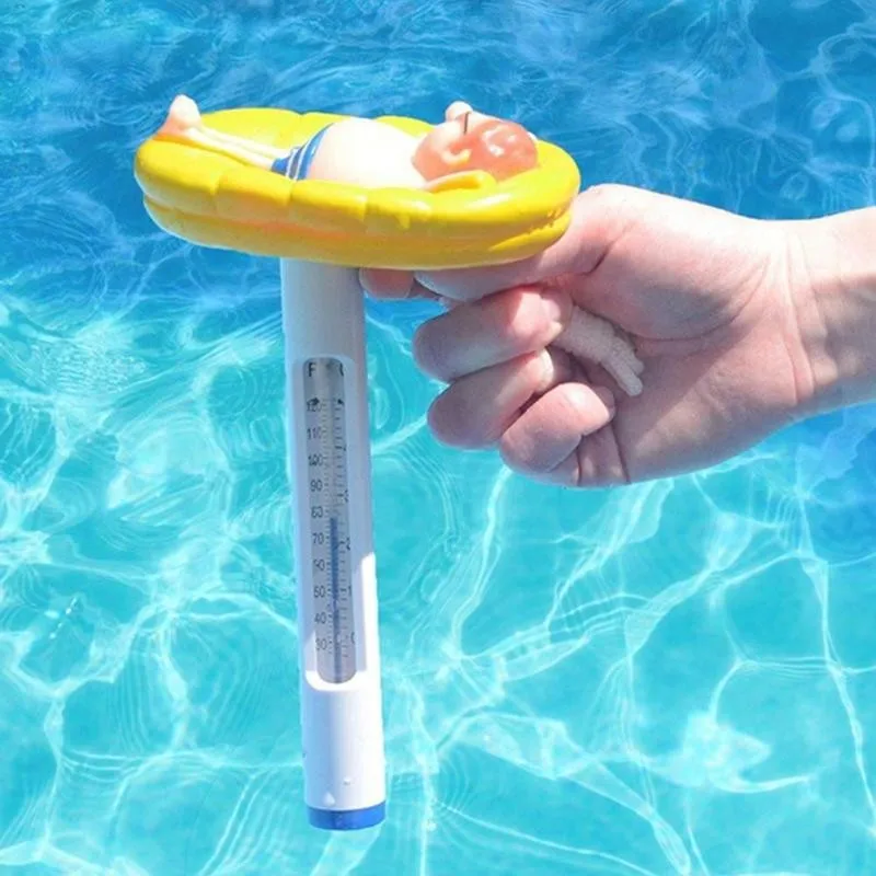 Practical Swimming Pool Floating Thermometer Multi-functional Durable Spa Hot Tub Ponds Temperature Measuring Meter
Practical Swimming Pool Floating Thermometer Multi-functional Durable Spa Hot Tub Ponds Temperature Measuring Meter