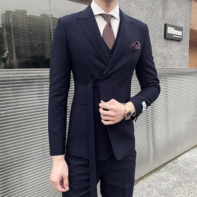 Костюм Ternos Masculino с поясом, облегающий костюм из 2-х предметов, костюм из эластичной ткани, мужские костюмы, костюм для смокинга, костюм для осе...
Костюм Ternos Masculino с поясом, облегающий костюм из 2-х предметов, костюм из эластичной ткани, мужские костюмы, костюм для смокинга, костюм для осе...