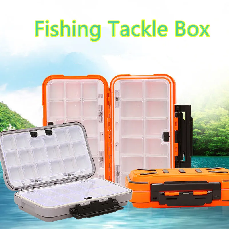 Fishing Tackle Box Waterproof Double Layer Compartments Fishing Lure Hook Storage Case Accessories
Fishing Tackle Box Waterproof Double Layer Compartments Fishing Lure Hook Storage Case Accessories