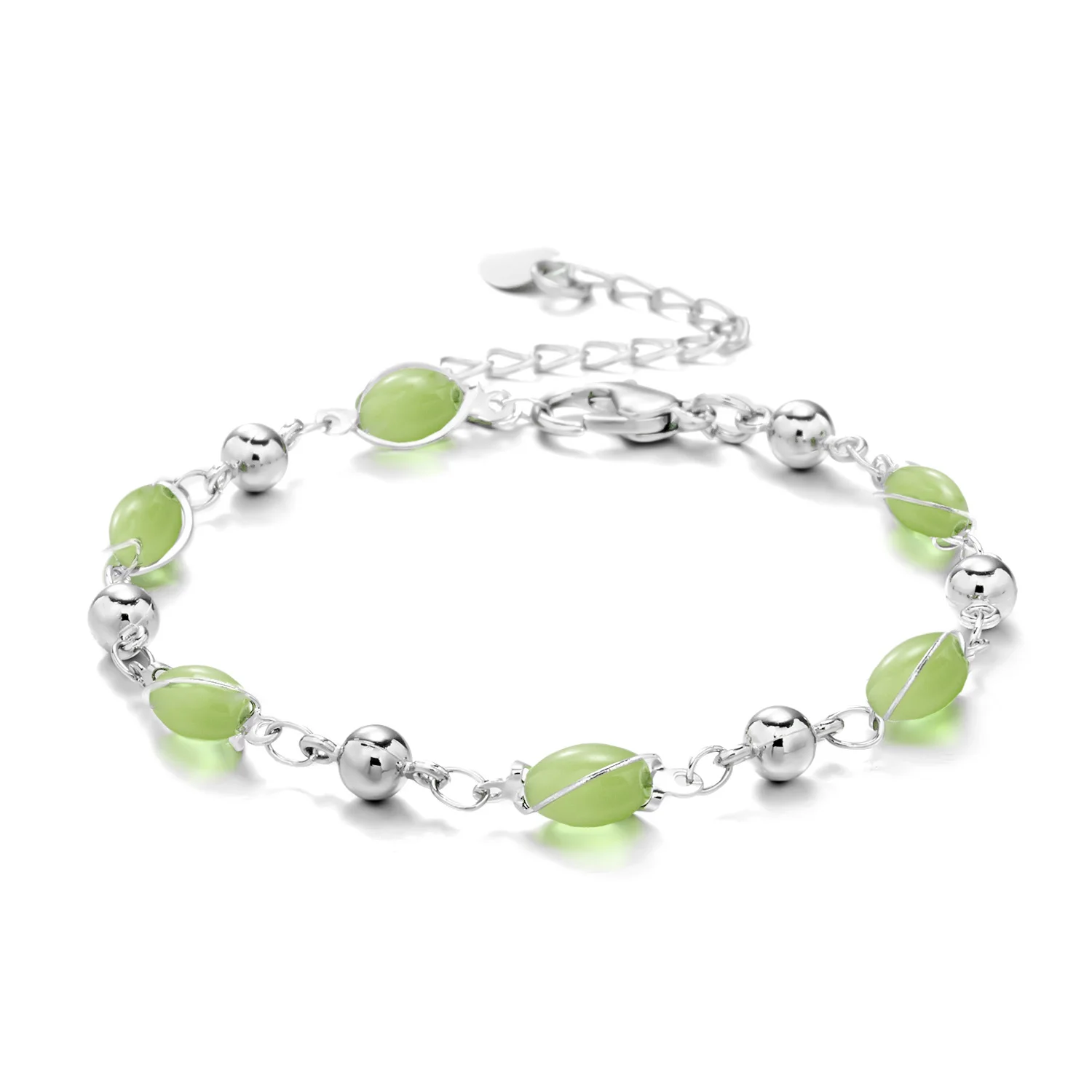 Fashion Geometric Oval Colorful Crystal Beads Bracelets For Women Elegant Silver Color Chain Charm Bracelet Birthday Party Gifts
Fashion Geometric Oval Colorful Crystal Beads Bracelets For Women Elegant Silver Color Chain Charm Bracelet Birthday Party Gifts