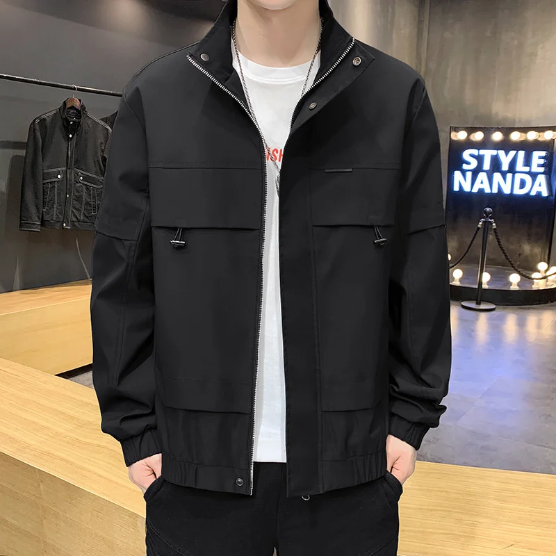 2021 spring new jacket men's Korean stand collar jacket casual coat men's jacket work clothes men's fashion brand
2021 spring new jacket men's Korean stand collar jacket casual coat men's jacket work clothes men's fashion brand
