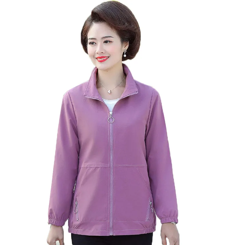 New 2020 Spring Autumn Coat Women's Jackets Plus Size 5XL Long Sleeves Solid Color Zipper Elegant Women's Coat Top Outerwear
New 2020 Spring Autumn Coat Women's Jackets Plus Size 5XL Long Sleeves Solid Color Zipper Elegant Women's Coat Top Outerwear