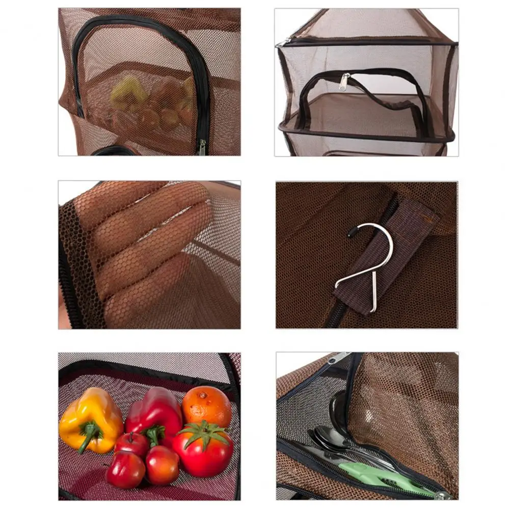 Outdoor Camping Folding Drying Net Multi-function 4 Layer Storage Basket Rack Storage Shelving Seasoner Rack Storage Rack
Outdoor Camping Folding Drying Net Multi-function 4 Layer Storage Basket Rack Storage Shelving Seasoner Rack Storage Rack