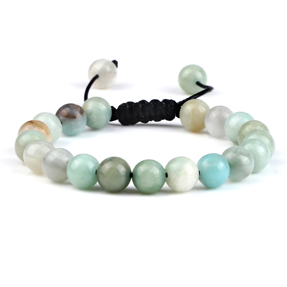 Adjustable Women Natural Amazonite Stone Beads Prayer Bracelets 6 8 mm Agates Jaspers Men Bracelet Bangle Handmade Jewelry Gifts
Adjustable Women Natural Amazonite Stone Beads Prayer Bracelets 6 8 mm Agates Jaspers Men Bracelet Bangle Handmade Jewelry Gifts