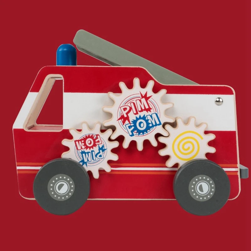 Wooden Fire Truck Tractor with Gear Toys Kids Colorful Firefighter Pretend Toy Puzzle Learning Toys
Wooden Fire Truck Tractor with Gear Toys Kids Colorful Firefighter Pretend Toy Puzzle Learning Toys