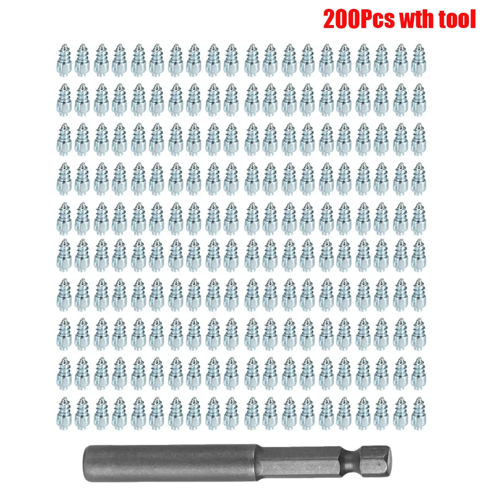 100/200pcs Snow Screw Tire Studs Anti Skid Wheel Tyre Falling Spikes For Car Motorcycle Bicycle Winter Ice
100/200pcs Snow Screw Tire Studs Anti Skid Wheel Tyre Falling Spikes For Car Motorcycle Bicycle Winter Ice